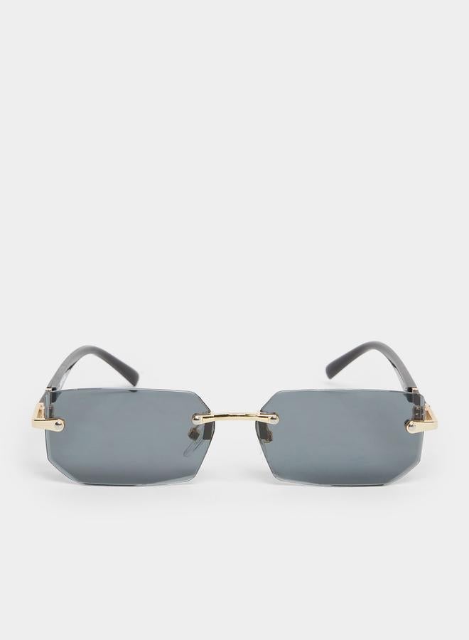 ستايلي نظارة شمسية مستطيلة بدون إطار - Image 2